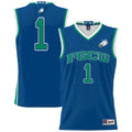 #1 Florida Gulf Coast Eagles Lightweight Basketball Jersey - Blue