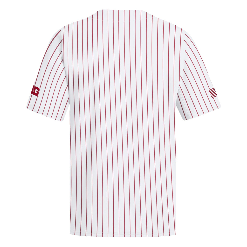 Indiana Hoosiers Home Replica Baseball Jersey - White