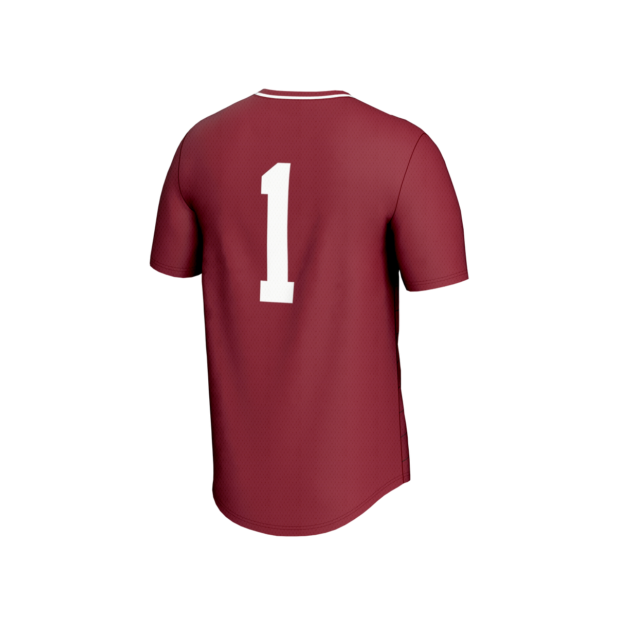 #1 Santa Clara Broncos Lightweight Soccer Fashion Jersey - Maroon