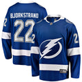 Tampa Bay Lightning Oliver Bjorkstrand Blue Home Breakaway Jersey