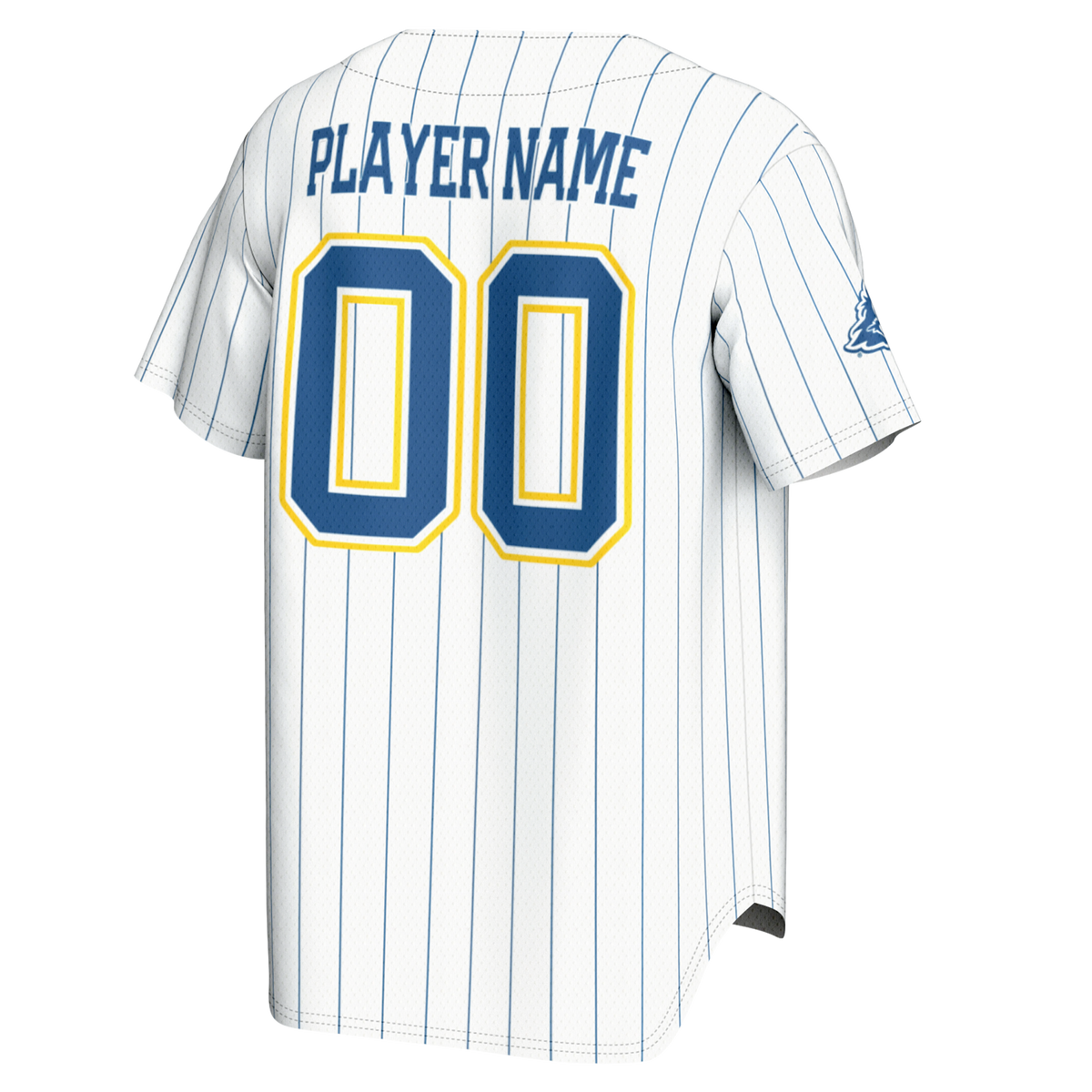 Delaware Fightin' Blue Hens NIL Pick-A-Player Baseball Lightweight Jersey - White