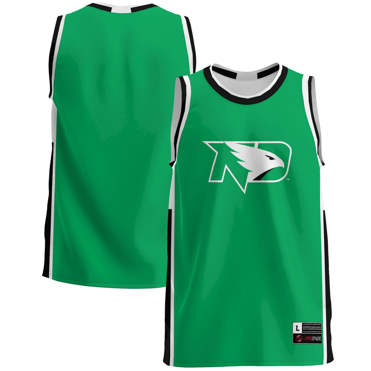 North Dakota Lightweight Basketball Jersey - Green