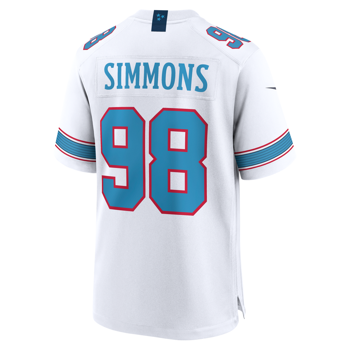 Tennessee Titans Jeffery Simmons White Game Jersey