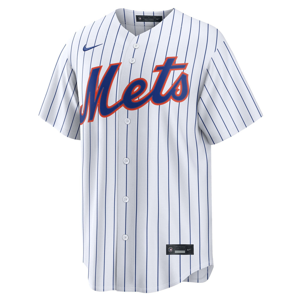 New York Mets Jefry Yan White Home Replica Jersey
