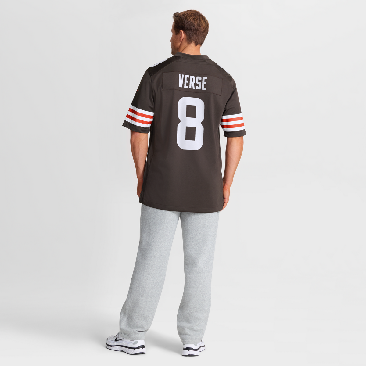 Cleveland Browns Jared Verse Brown Game Jersey