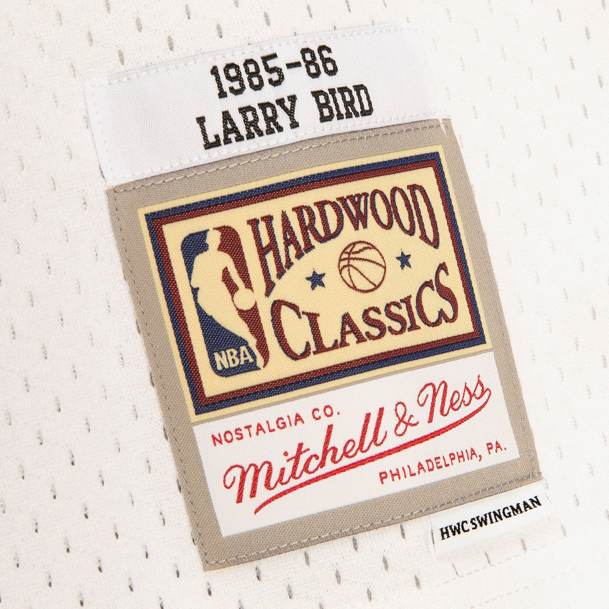 Boston Celtics Larry Bird 1985 Reload Swingman Authentic Jersey - White