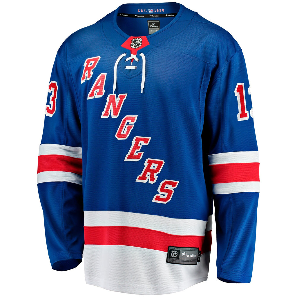 New York Rangers Alexis Lafreniere Blue Home Breakaway Jersey