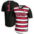 #1 Stanford Cardinal Lightweight Soccer Fashion Jersey - Black