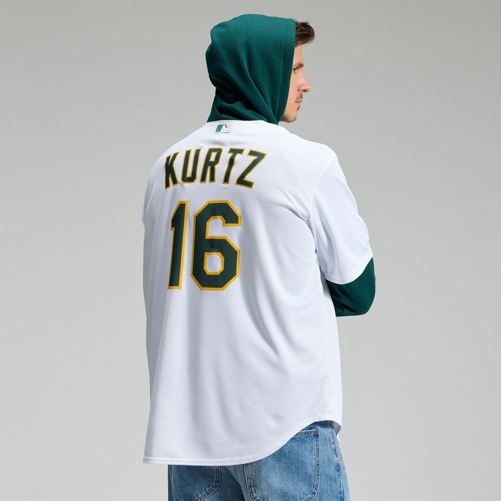 Athletics Nick Kurtz White Home Replica Player Jersey