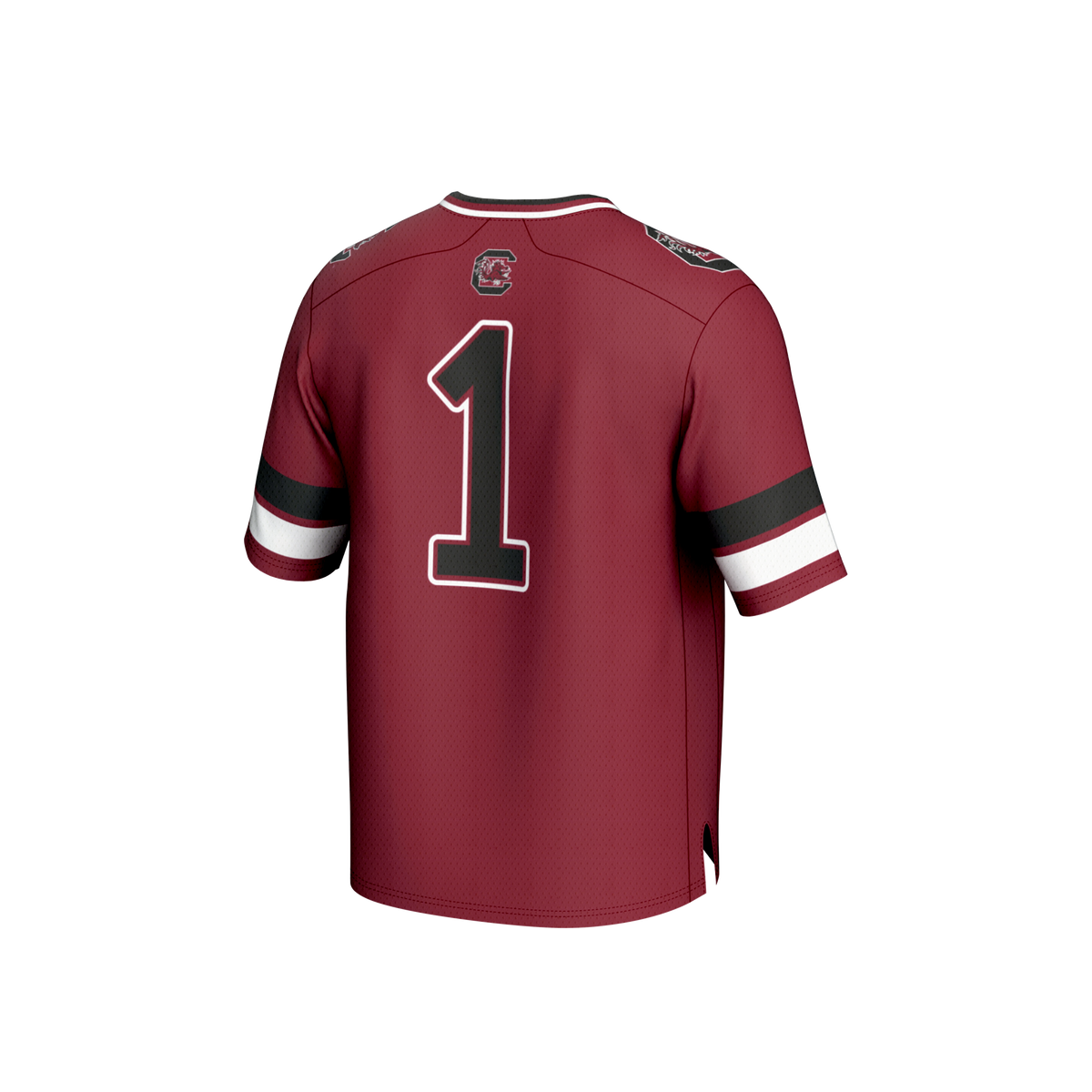#1 South Carolina Gamecocks Lightweight Collegiate Football Fashion Jersey - Garnet