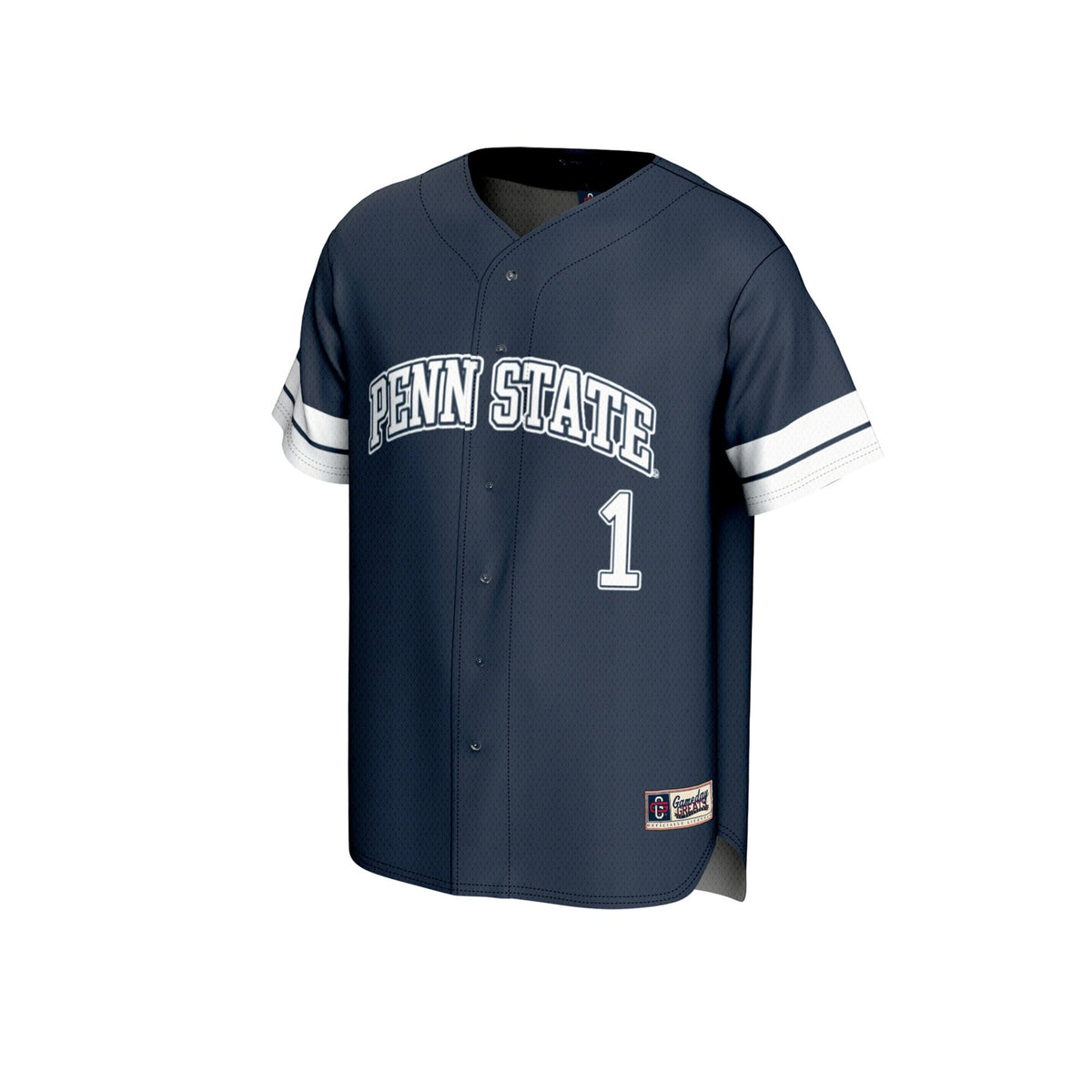 #1 Penn State Nittany Lions Lightweight Collegiate Baseball Fashion Jersey - Navy