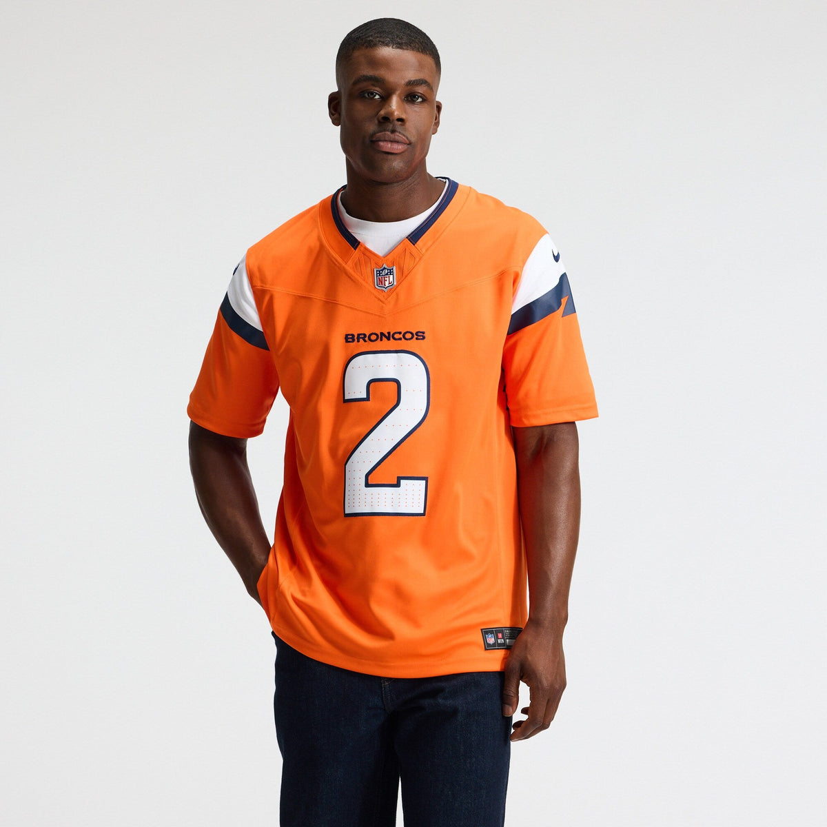 Denver Broncos Patrick Surtain II Orange Team Vapor F.U.S.E. Stitched Limited Jersey