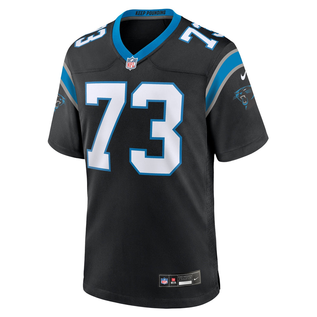 Carolina Panthers Rashard Lawrence Black Game Jersey