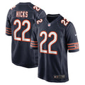 Chicago Bears Elijah Hicks Navy Team Game Jersey