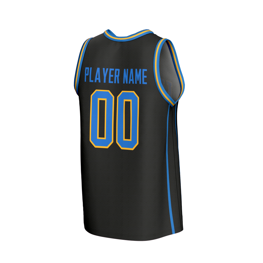 UCLA Bruins NIL Pick-A-Player Lightweight Basketball Fashion Jersey - Black