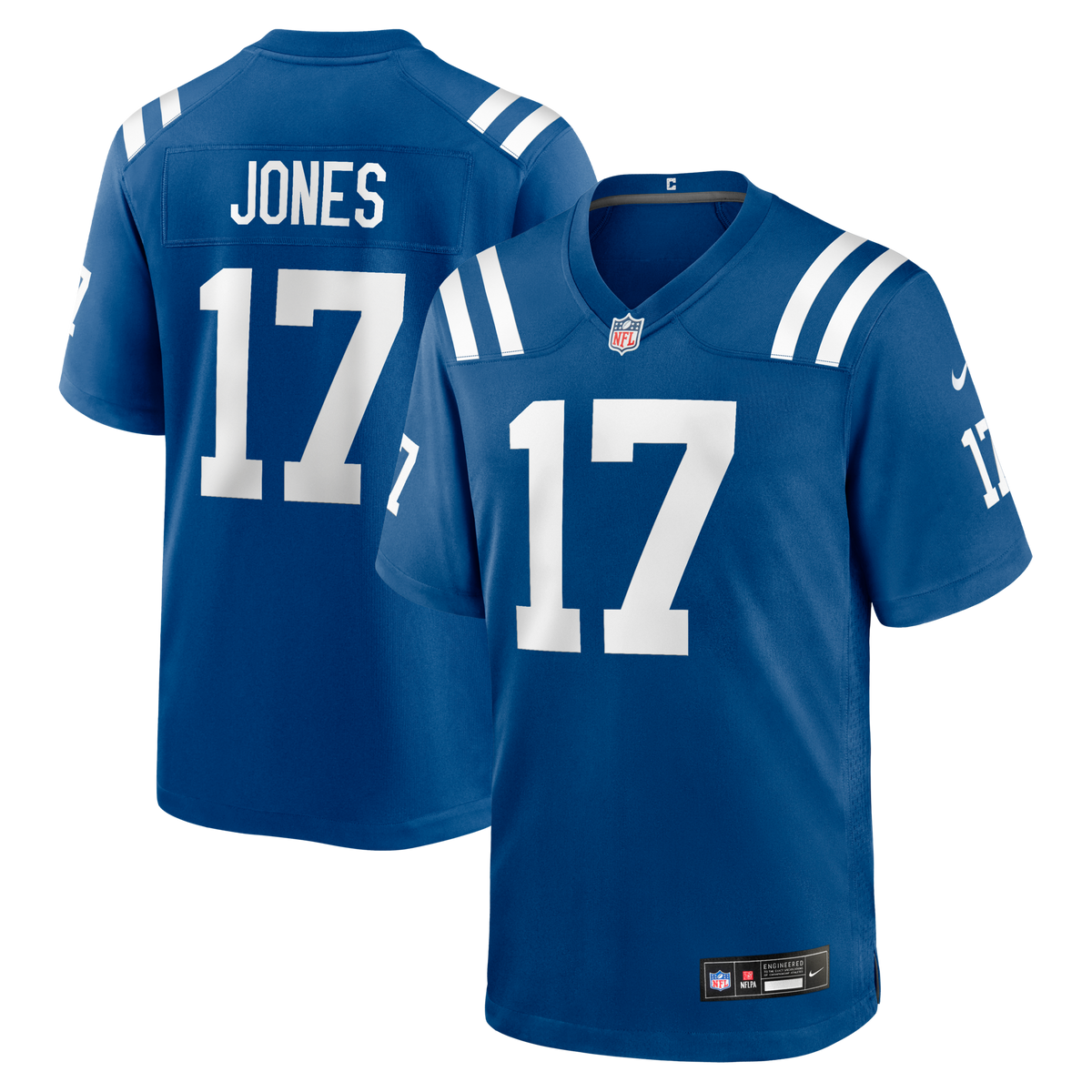 Indianapolis Colts Daniel Jones Royal Team Game Jersey