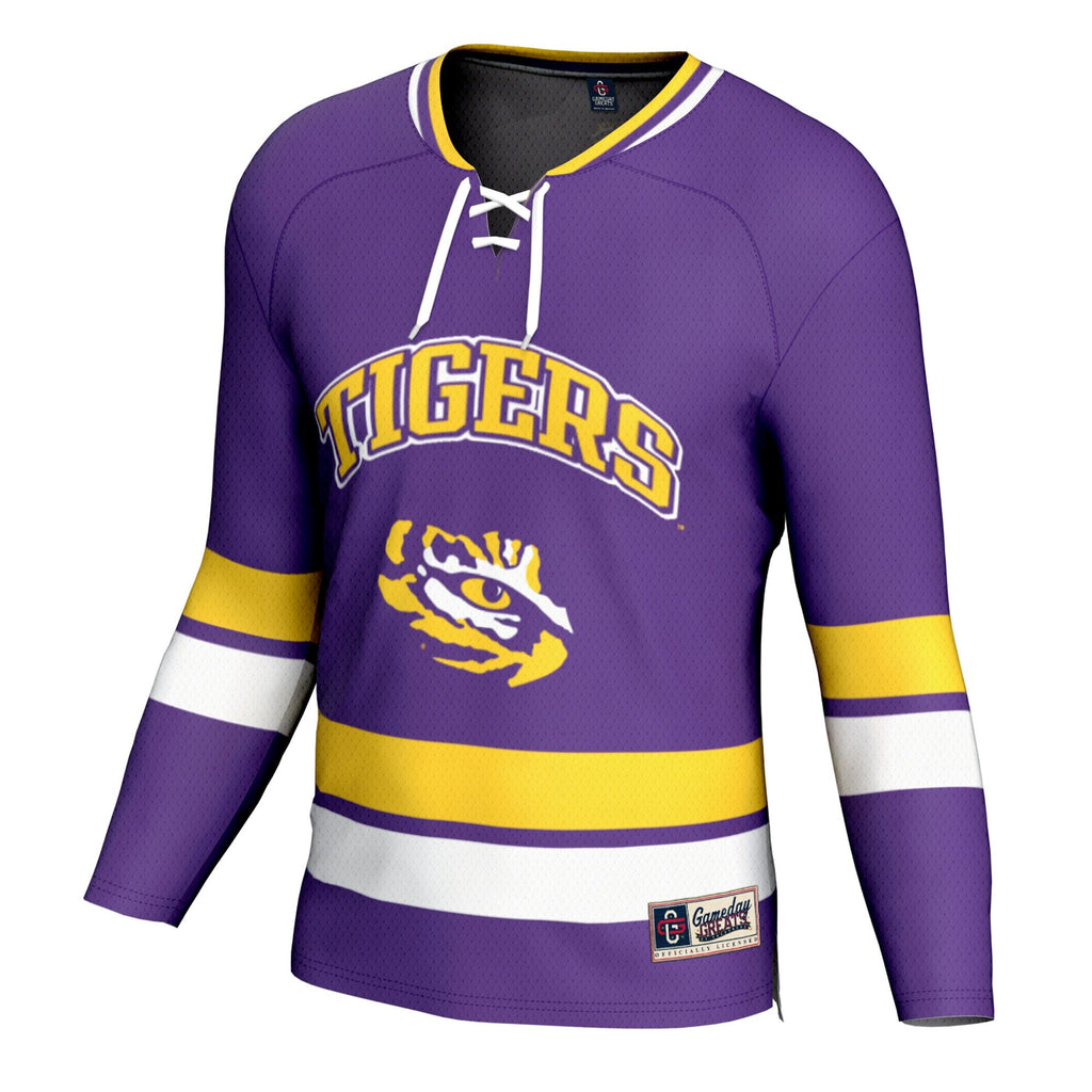 LSU Tigers Spirit Hockey Jersey - Purple
