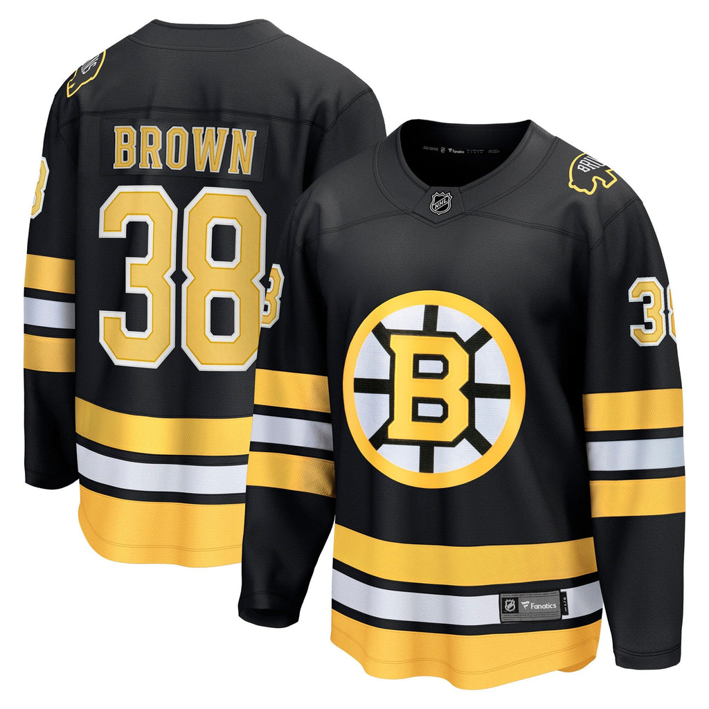 Boston Bruins Patrick Brown Black Home Breakaway Player Jersey