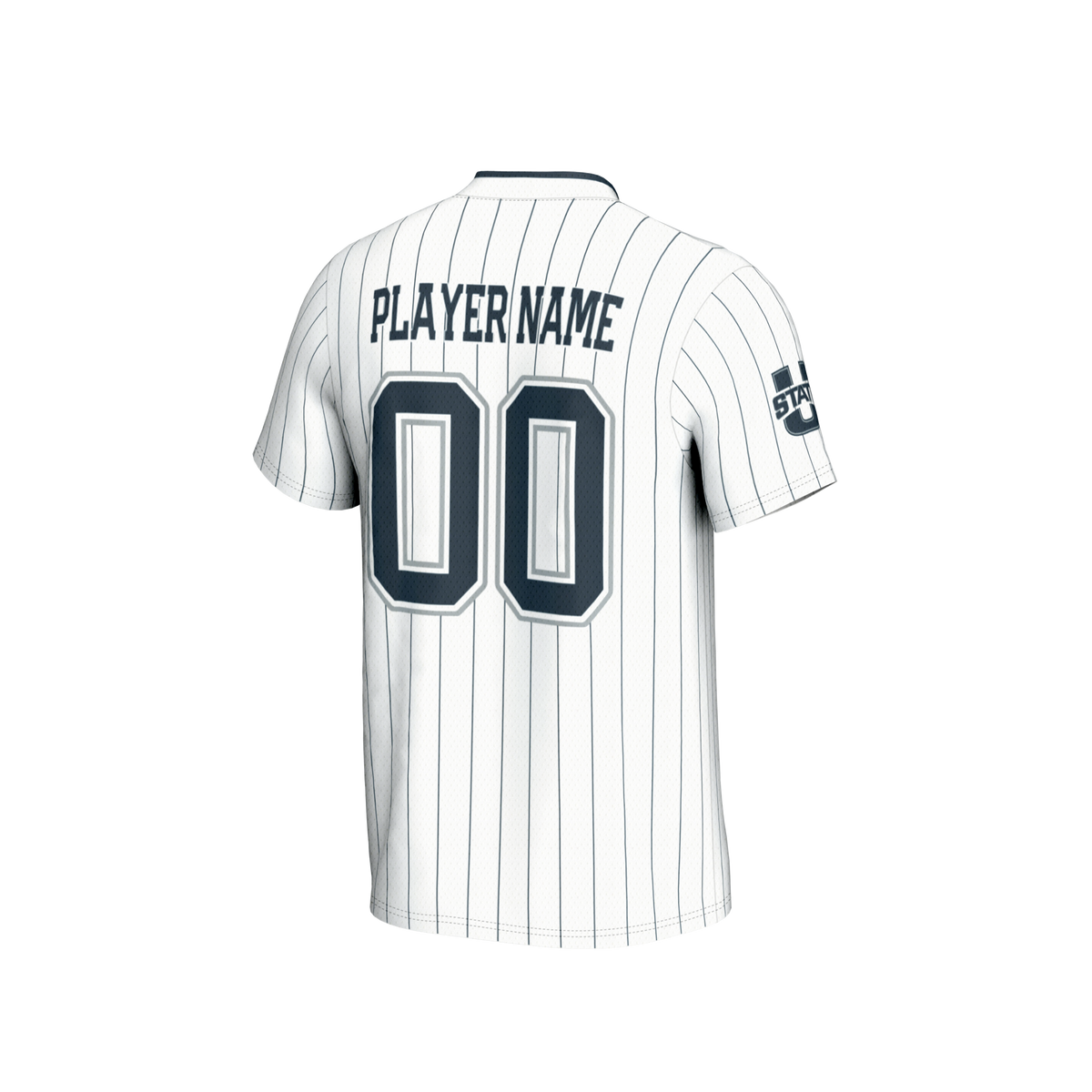 Utah State Aggies NIL Pick-A-Player Lightweight Softball Fashion Jersey - White