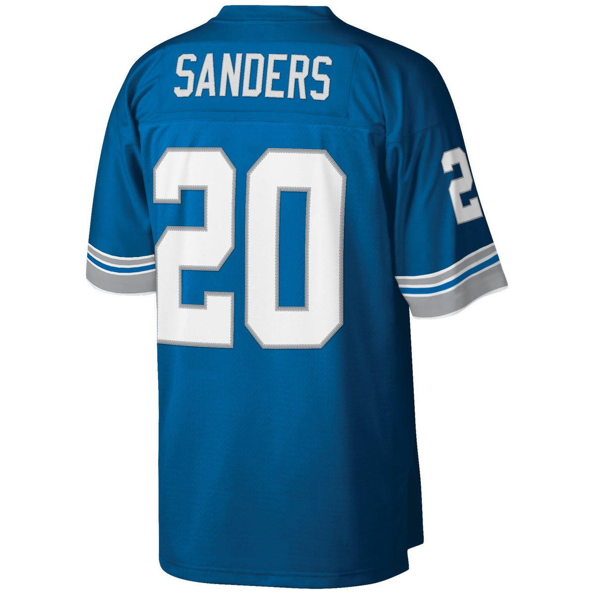 Detroit Lions Barry Sanders Blue Big & Tall 1996 Retired Player Replica Jersey