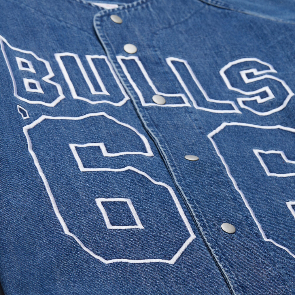 Chicago Bulls Summer Breeze Baseball Jersey - Blue