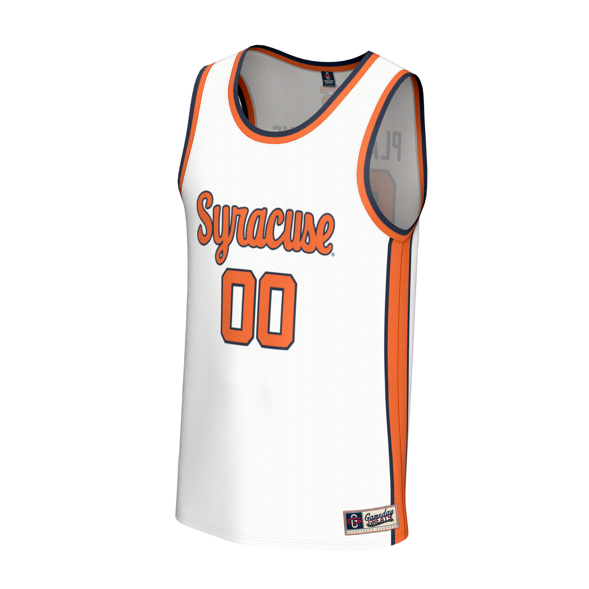 Syracuse Orange NIL Pick-A-Player Basketball Lightweight Jersey - White