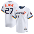 Houston Astros Jose Altuve White 2025 City Connect Limited Player Jersey