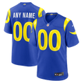 Los Angeles Rams Royal Custom Game Jersey