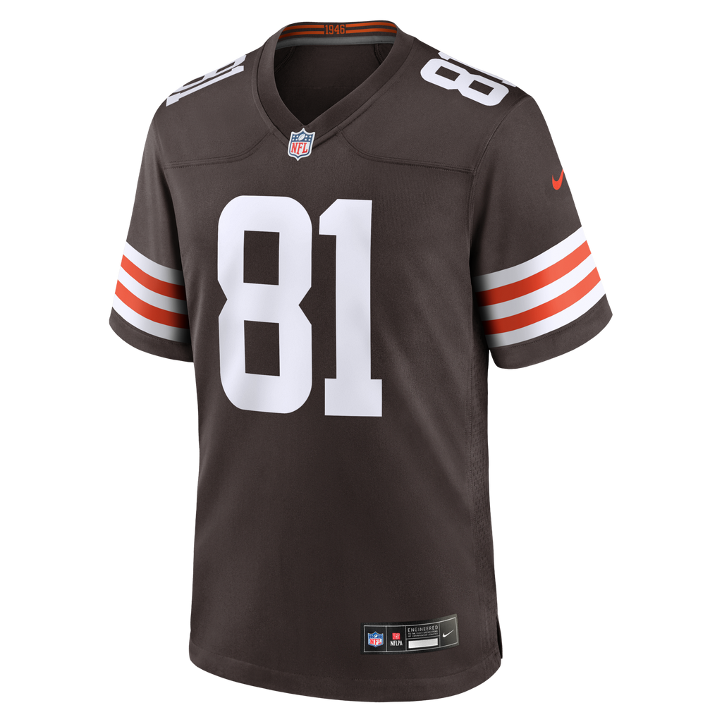 Cleveland Browns Luke Floriea Brown Team Game Jersey