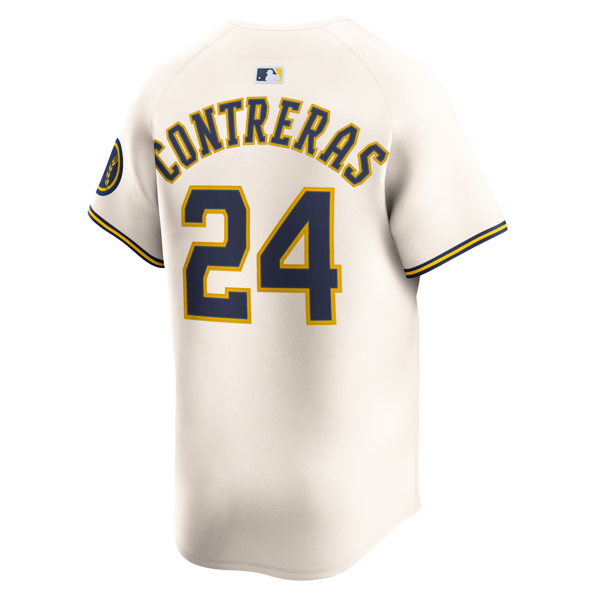 Milwaukee Brewers William Contreras Cream Home Limited Player Jersey