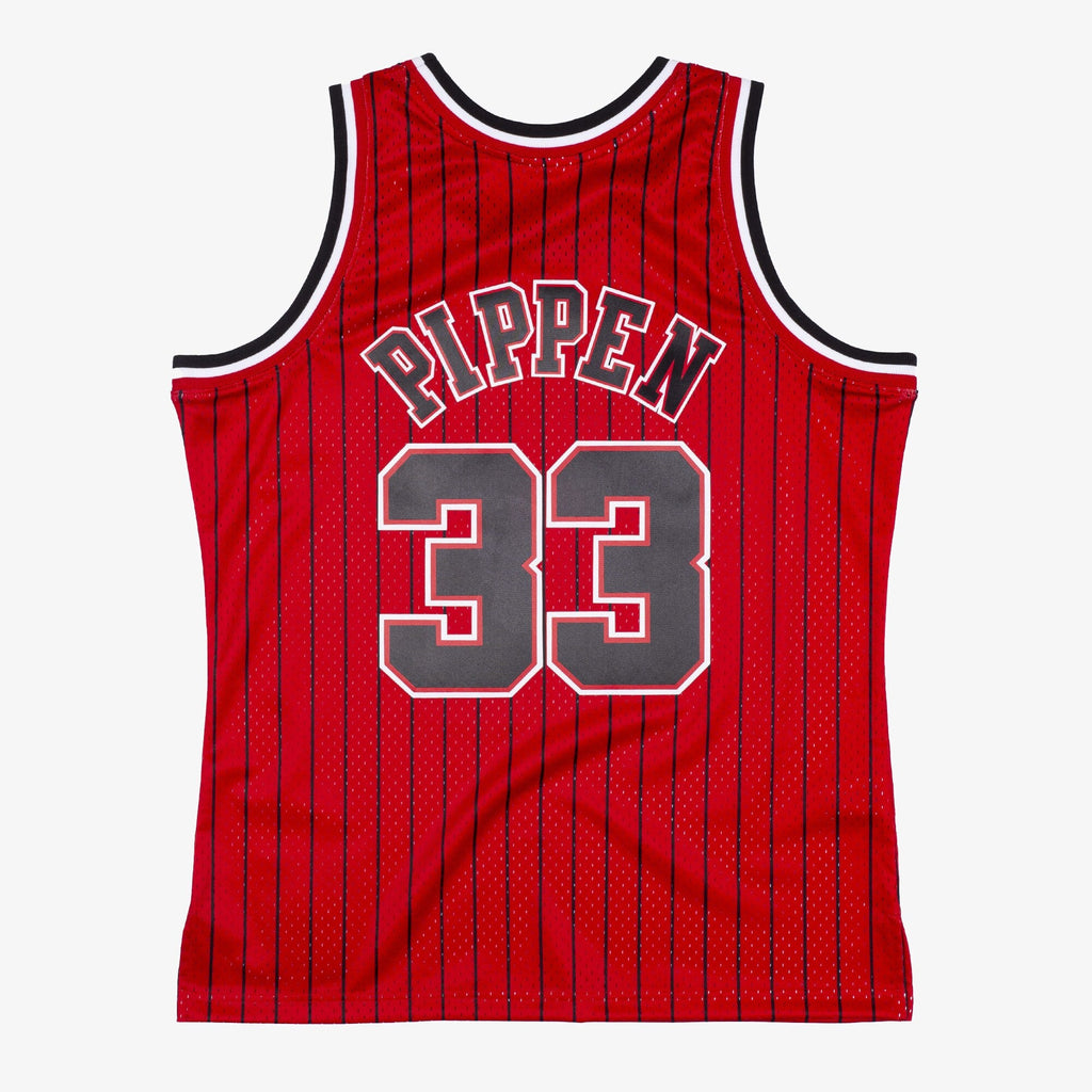 Chicago Bulls Scottie Pippen 1995 Reload Swingman Authentic Jersey - Scarlet