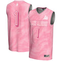 #1 James Madison Dukes Lightweight Basketball Fashion Jersey - Pink
