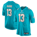 Miami Dolphins Dan Marino Aqua Game Retired Player Jersey