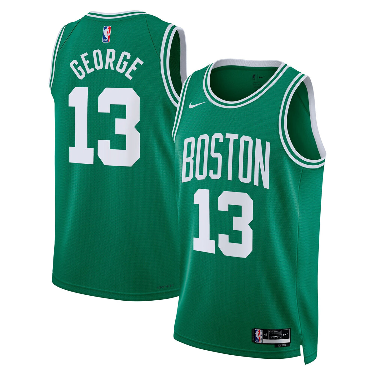 Boston Celtics Icon Edition Swingman Jersey - Kelly Green - Custom - Paul George