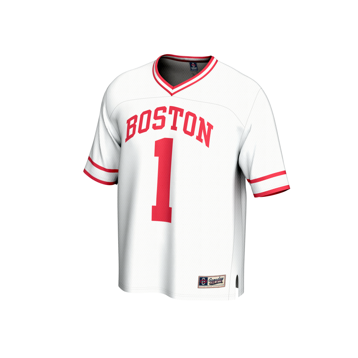 Boston University Lightweight Collegiate Lacrosse Fashion Jersey - White