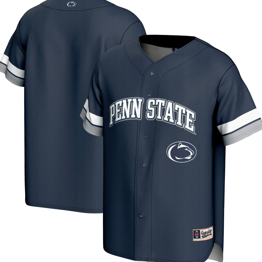Penn State Nittany Lions Spirit Baseball Jersey - Navy