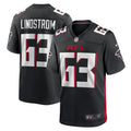 Atlanta Falcons Chris Lindstrom Black Team Game Jersey