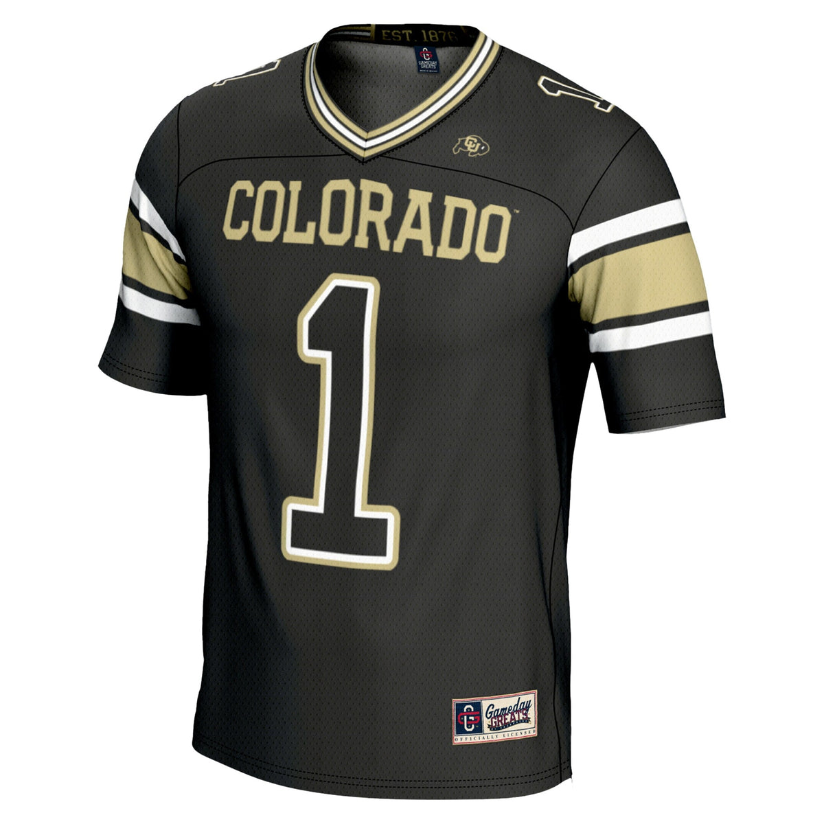 #1 Colorado Buffaloes Endzone Football Jersey - Black
