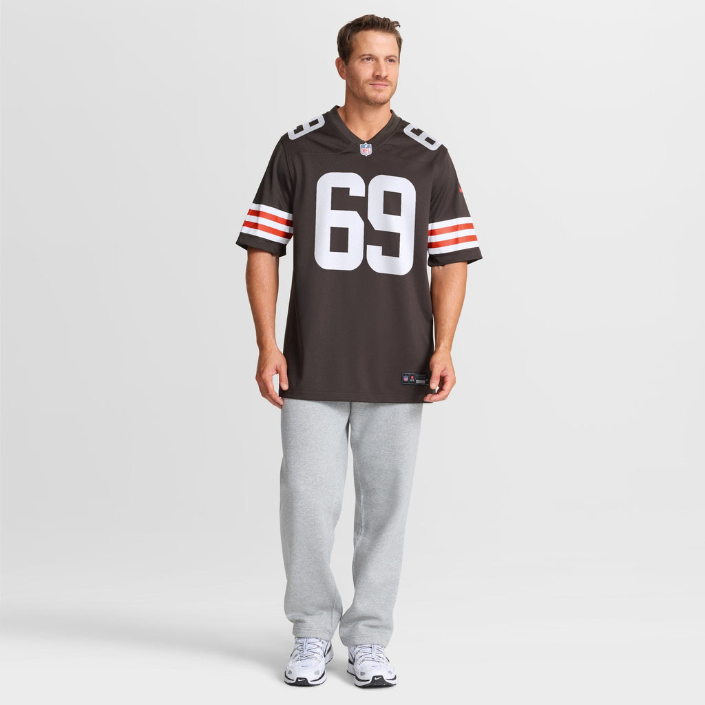 Cleveland Browns Tyre Phillips Brown Team Game Jersey