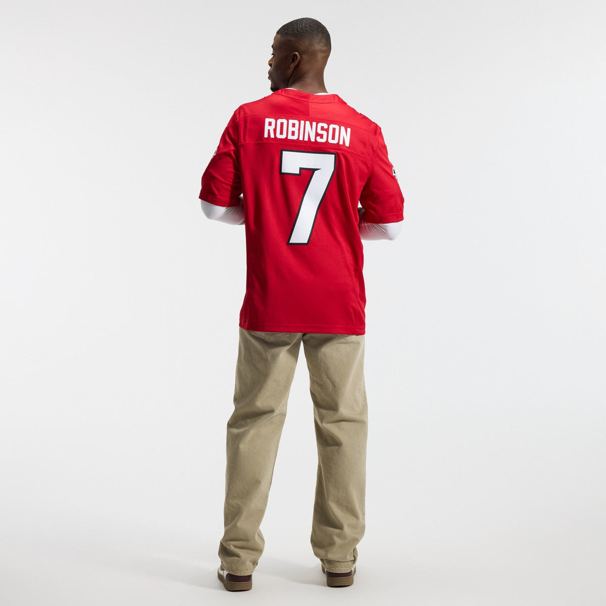 Atlanta Falcons Bijan Robinson Red Team Vapor F.U.S.E. Stitched Limited Jersey