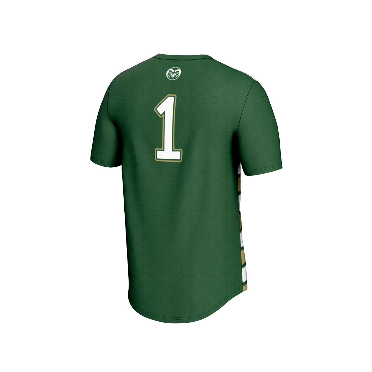#1 Colorado State Rams Lightweight Soccer Fashion Jersey - Green