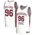 Mississippi State Bulldogs Lightweight Collegiate Basketball Fashion Jersey - White