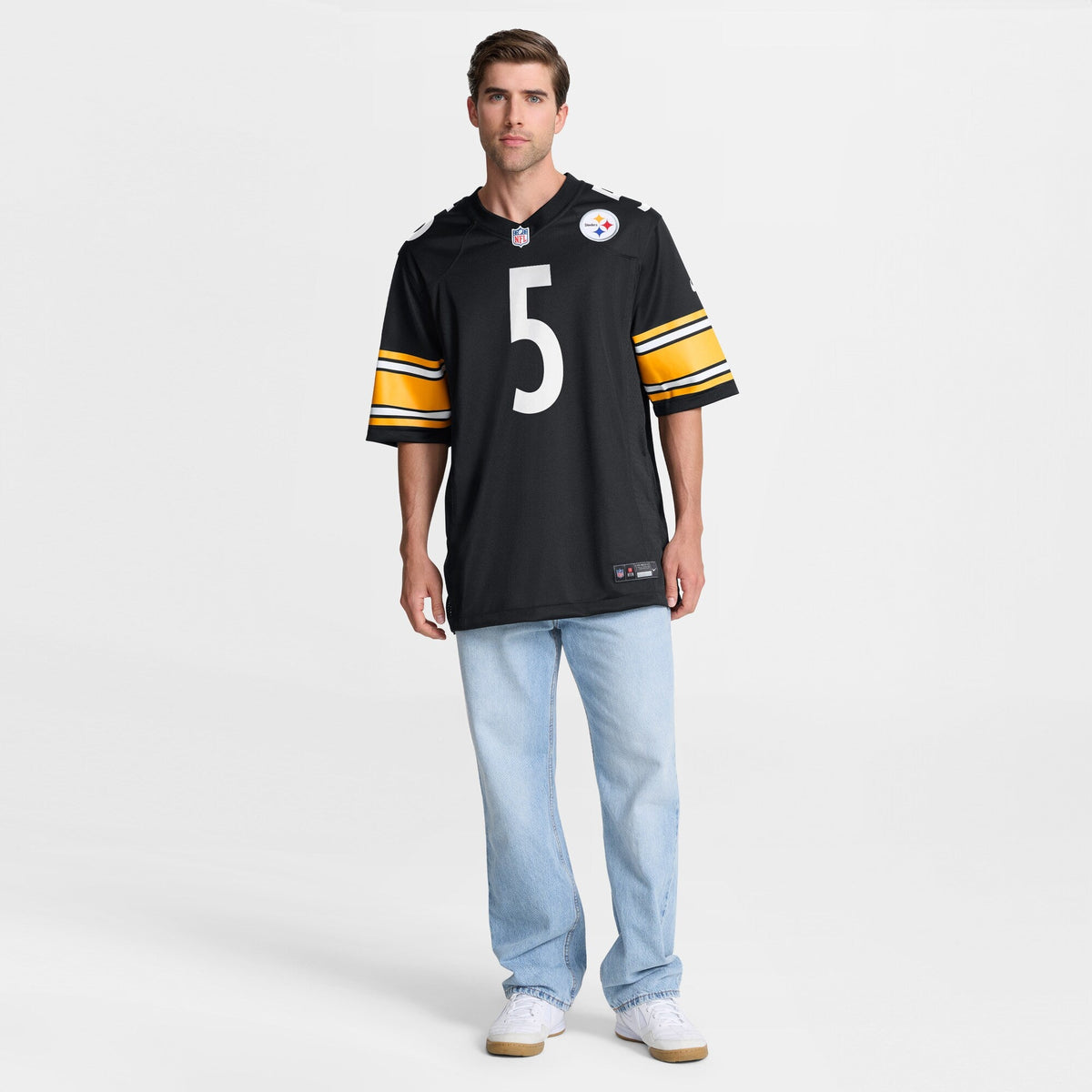 Pittsburgh Steelers Jalen Ramsey Black Team Game Jersey