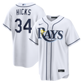 Tampa Bay Rays Liam Hicks White Home Replica Jersey