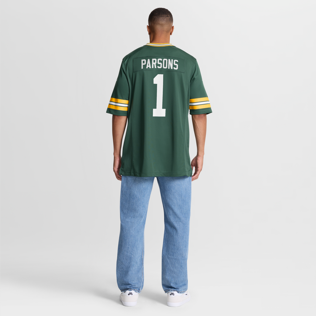 Green Bay Packers Micah Parsons Green Game Player Jersey