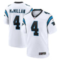 Carolina Panthers Tetairoa McMillan White Game Jersey
