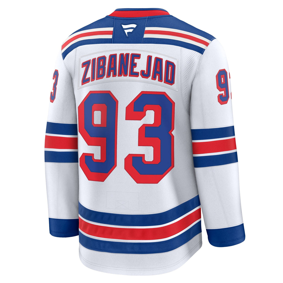 New York Rangers Mika Zibanejad White Away Premium Jersey