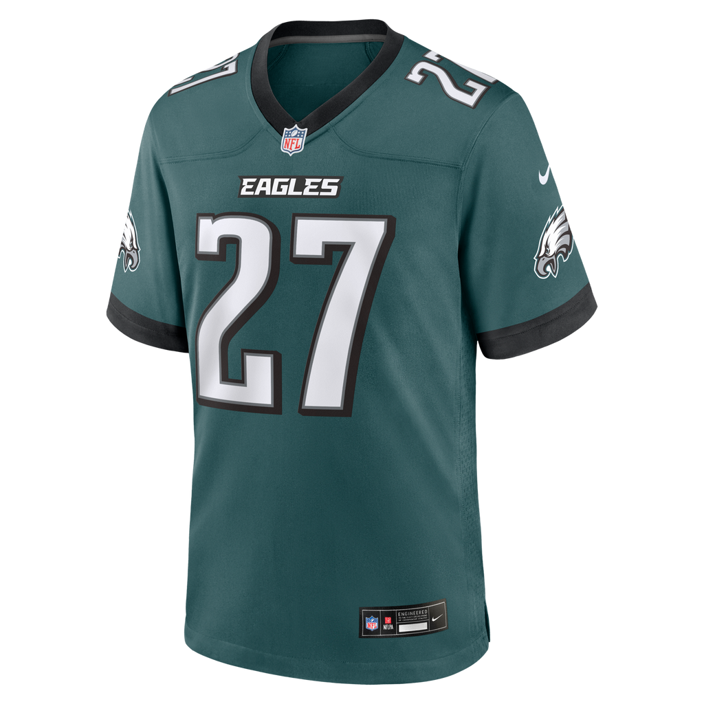 Philadelphia Eagles Quinyon Mitchell Midnight Green Team Game Jersey