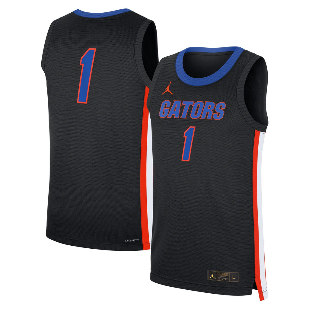 #1 Florida Gators Alternate Replica Jersey - Black