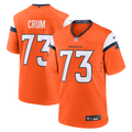 Denver Broncos Frank Crum Orange Team Game Jersey